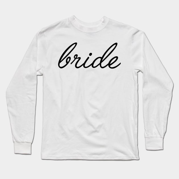 Bride Long Sleeve T-Shirt by animericans